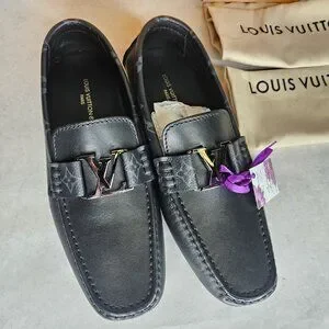 Louis Vuitton | Shoes | Louis Vuitton Black Monte Carlo  display picture 3